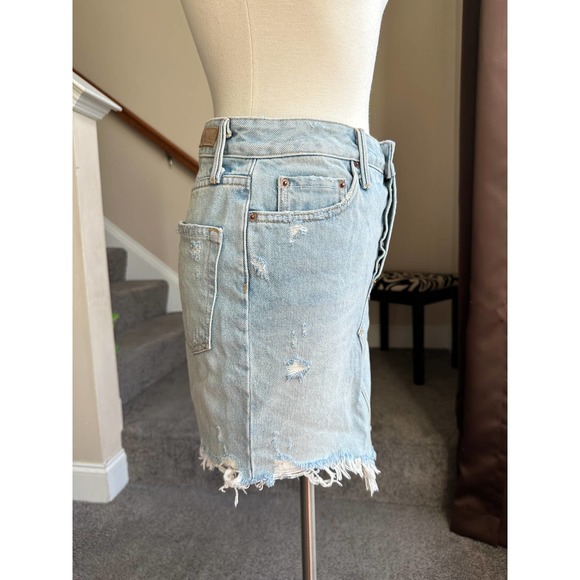 GRLFRND Rhoda high rise denim mini skirt, size 25 - Picture 4 of 15